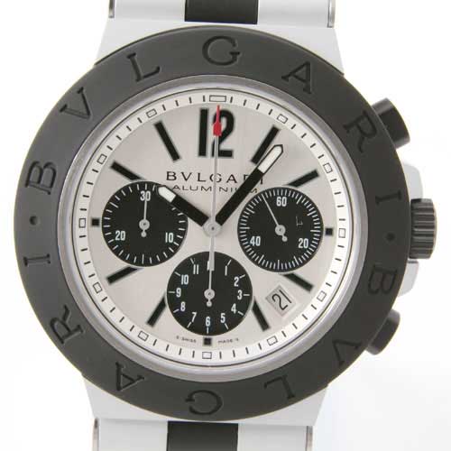 BVLGARI �f�B�A�S�m �A���~�j�E�� �I�[�g�}�`�b�N �N���m�O���t AC44 �V���o�[�E�����Y���[�W